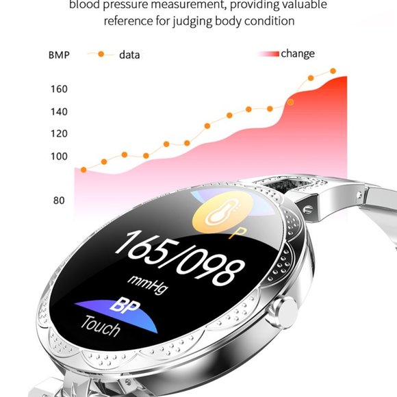 AK15 Women\'s Smartwatch Waterproof Silver main image 5